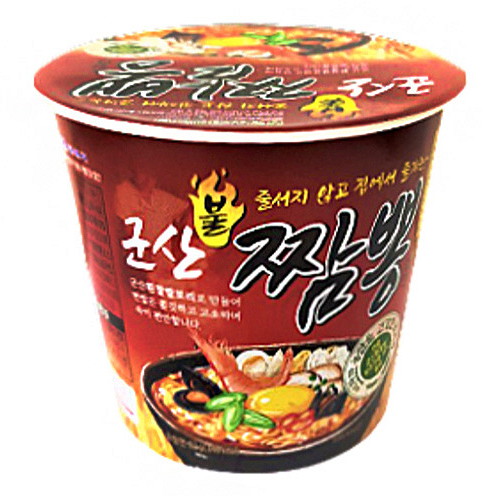 군산원예농협 군산 불짬뽕 컵면 82g (6개)