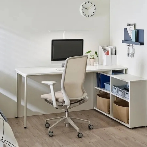 한샘 티오 ㄱ자 책상 (1630x600)_이미지