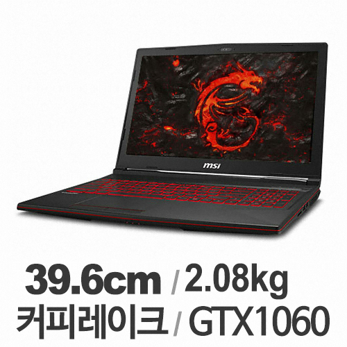 MSI GL시리즈 GL63 8RE-i7 Pro (SSD 256GB)