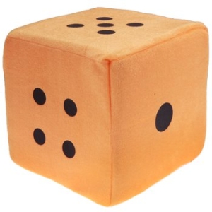 [불명] 대형스펀지주사위 오렌지 안전 게임