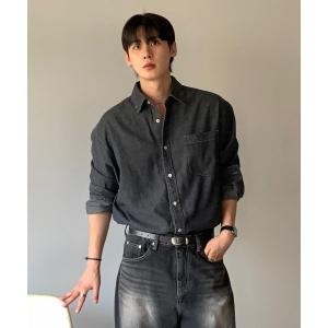 마인드브릿지 올데이데님오버핏셔츠 3color MZWS0151