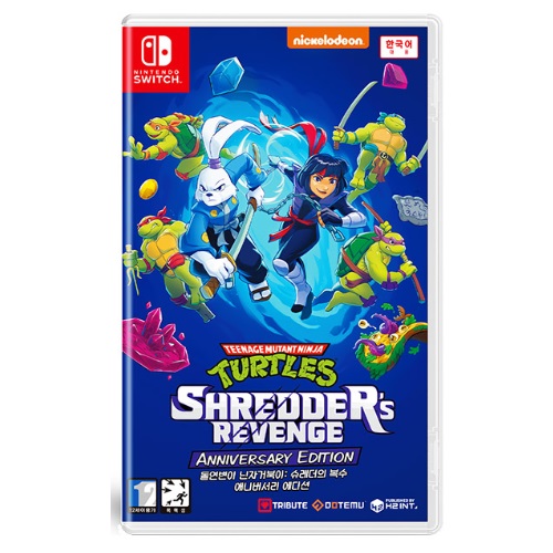 돌연변이 닌자 거북이: 슈레더의 복수 애니버서리 에디션 한글판 SWITCH, 패키지칩_이미지
