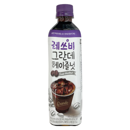 롯데칠성음료 레쓰비 그란데 헤이즐넛 500ml (15개)_이미지