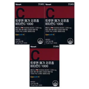 트루엔 메가 리포좀 비타민C 1000 2.5g 30포 (3개)
