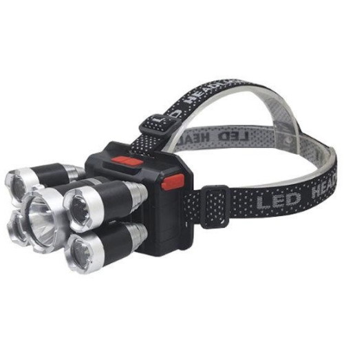 러킷 5구 램프 5000루멘 KC인증 충전식 헤드랜턴