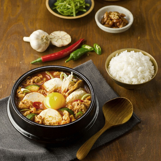 프레시지 우삼겹 순두부찌개 2인분 605g