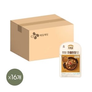 다담 차돌된장찌개 양념 145g x16개