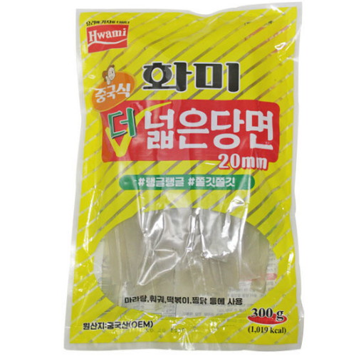 화미(Hwami) 중국식 더 넓은 당면 20mm 300g (1개)_이미지