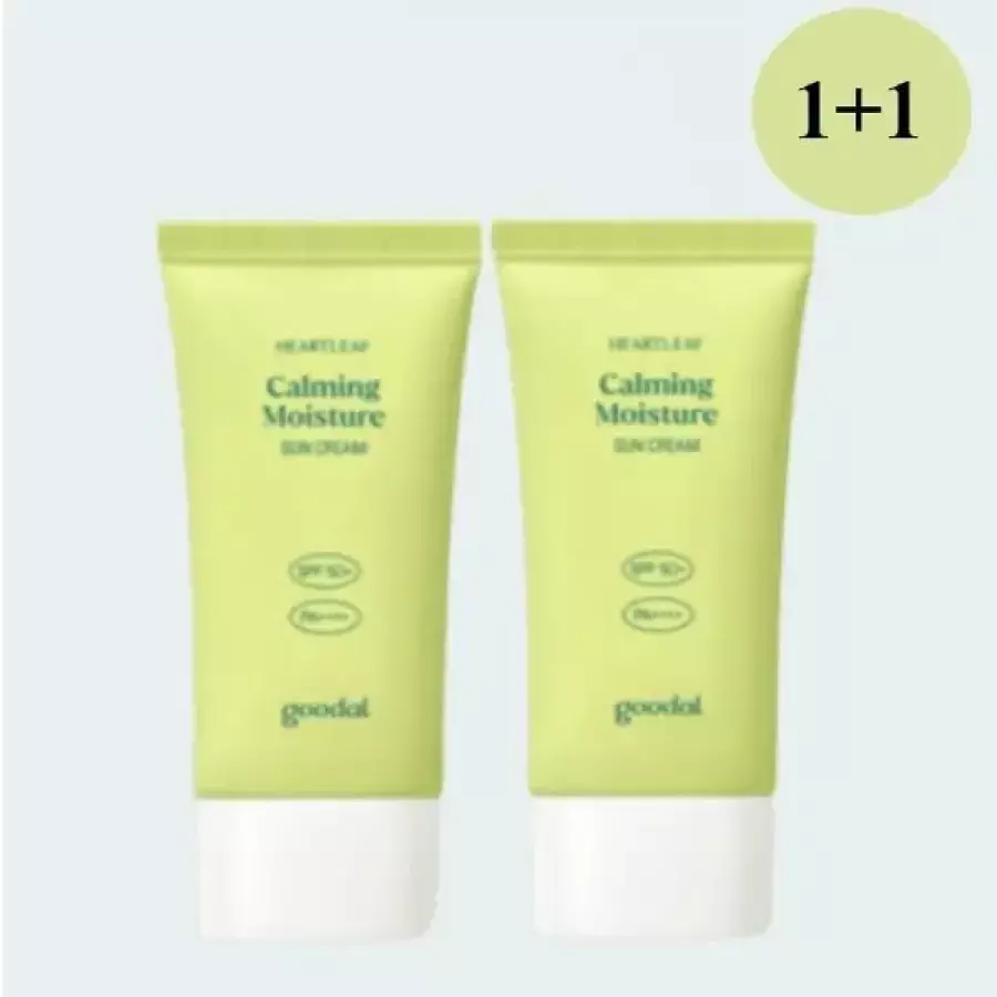 구달 맑은 어성초 진정 수분 선크림 50ml (2개)