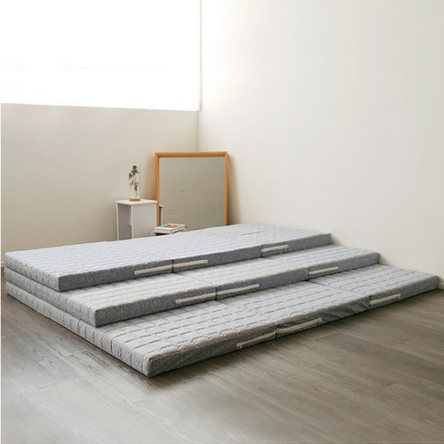 휴식습관 3단 접이식 매트리스 MS (7cm)_이미지