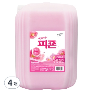 피죤 핑크로즈 18L (4개)_이미지