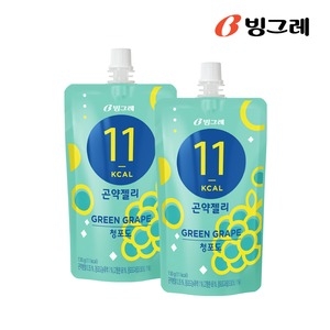 빙그레 곤약젤리 청포도 130g (5개)_이미지