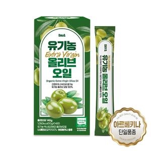참앤들황토농원 데이앤 유기농 엑스트라버진 올리브오일 140g(10gx14포) (1개)