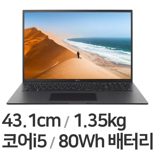 LG전자 2022 그램17 17Z95P-GA5LK (SSD 256GB)