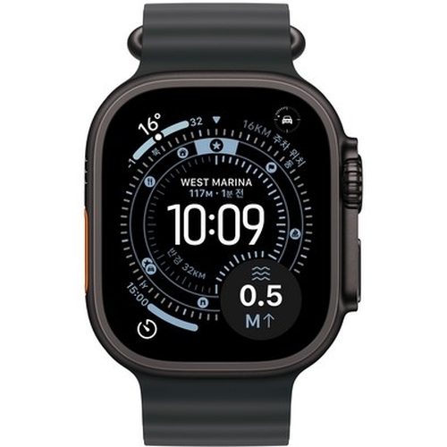 APPLE 워치 울트라3 49mm Cellular 블랙 티타늄 (오션밴드)_이미지