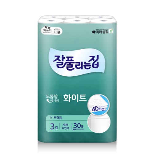 화이트 30m (30롤)