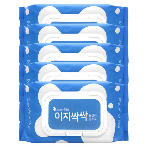 로렌힐즈 시즌2 이지싹싹 물걸레 청소포 30매 (5개)_이미지