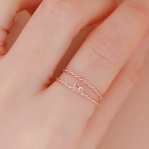 헤스티아 핸드메이드+쇼핑백/Fortuna/ Parker 925 Silver Ring RR-60290