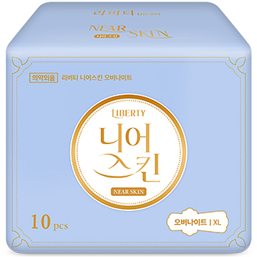 리버티 니어스킨 생리대 오버나이트 10개