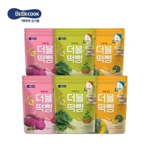 베베쿡 처음먹는 더블떡뻥 2종(단호박+고구마) 30g