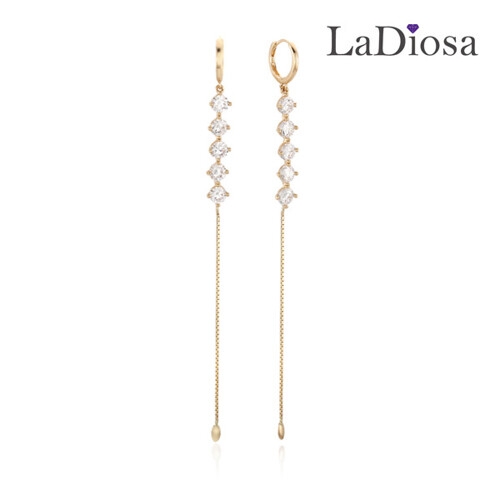 미니골드 14K 라디오사 귀걸이 LK14SK-554E