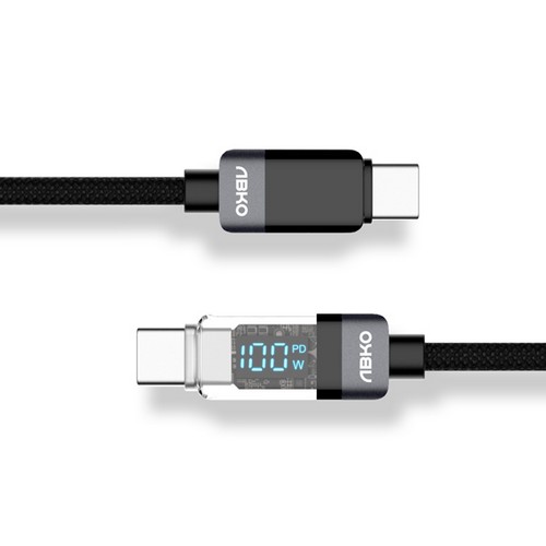 앱코 PD C to C타입 100W 디스플레이 케이블 (1m)_이미지