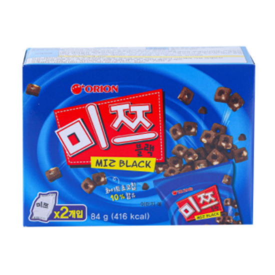 오리온 미쯔 블랙 2개입 84g (1개)_이미지