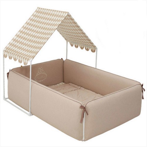 쁘띠베이비 토이 내추럴 2in1 범퍼침대+탑커버 (135x95cm)_이미지