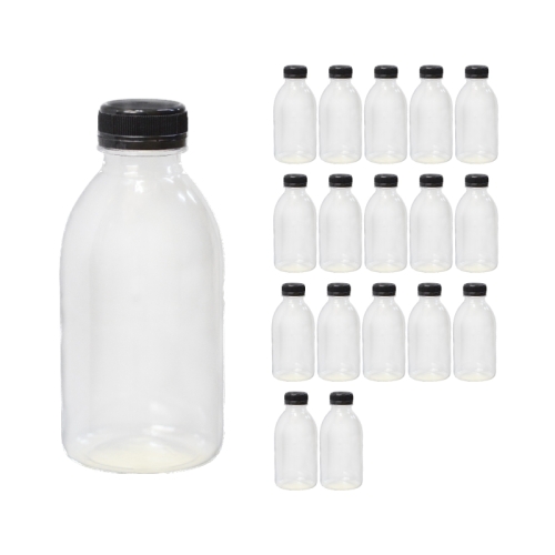 서울패키지 단단한 페트공병 블랙캡 500ml 18개_이미지