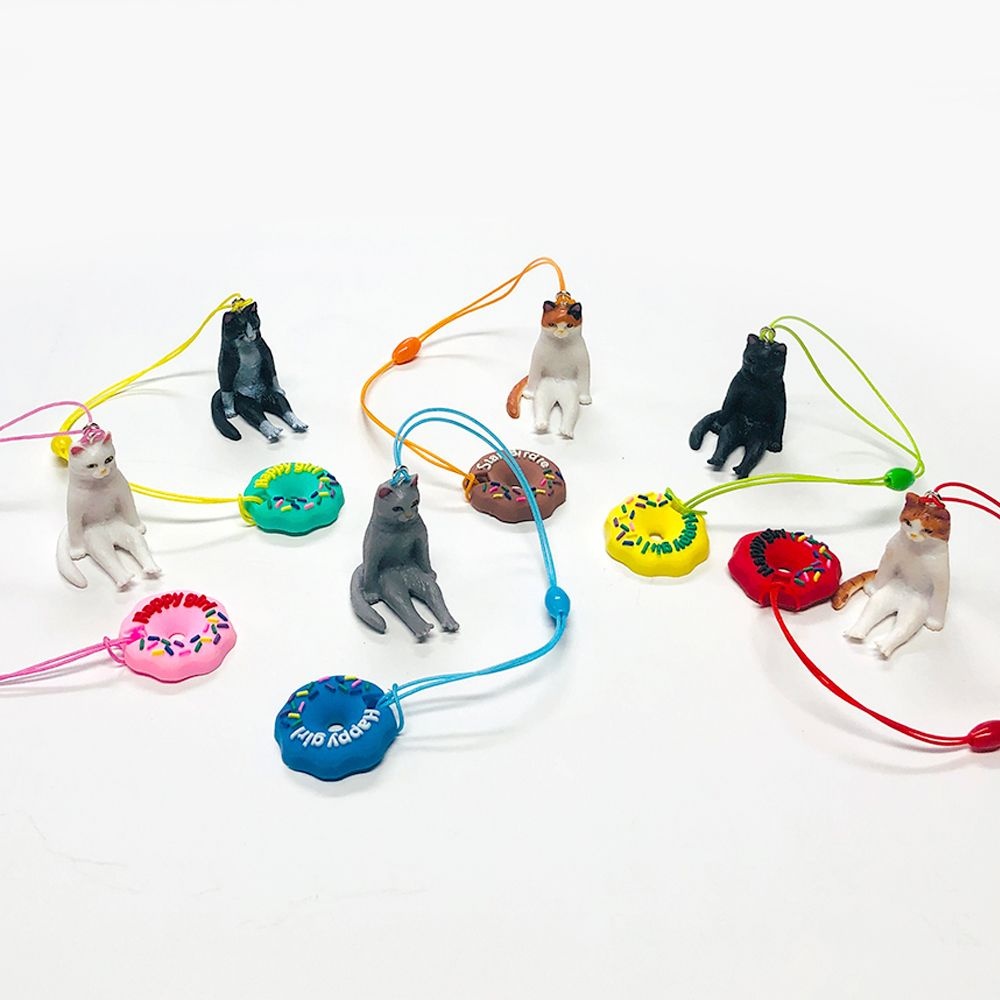 턴트골프 묘한행운냥 도넛링 골프티걸이 (1개)