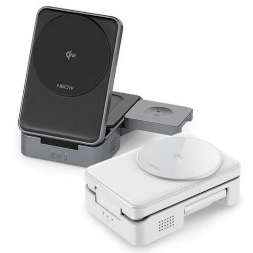 데이비드테크 엔보우 폴더블 Qi2 3in1 맥세이프 무선충전기 WQ10 (애플워치용)_이미지