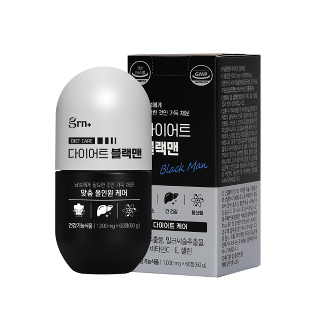 GRN 다이어트 블랙맨 60정 (1개)_이미지