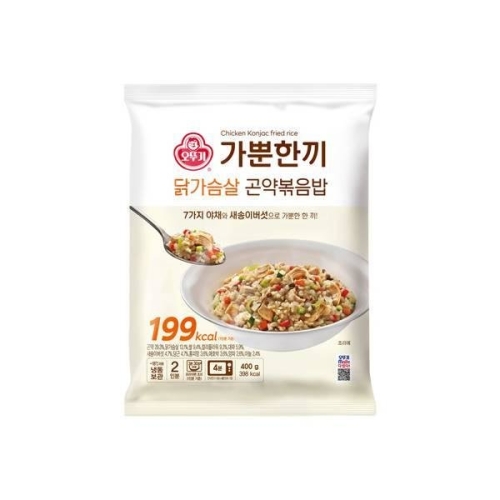 오뚜기 가뿐한끼 닭가슴살 곤약볶음밥 400g