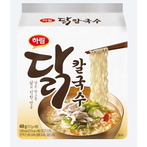 하림 닭칼국수 117g (4개)_이미지