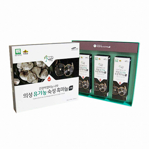건강다모아 건강이열리는나무 의성 유기농 숙성 흑마늘 스틱 10g 30포 (2개)_이미지