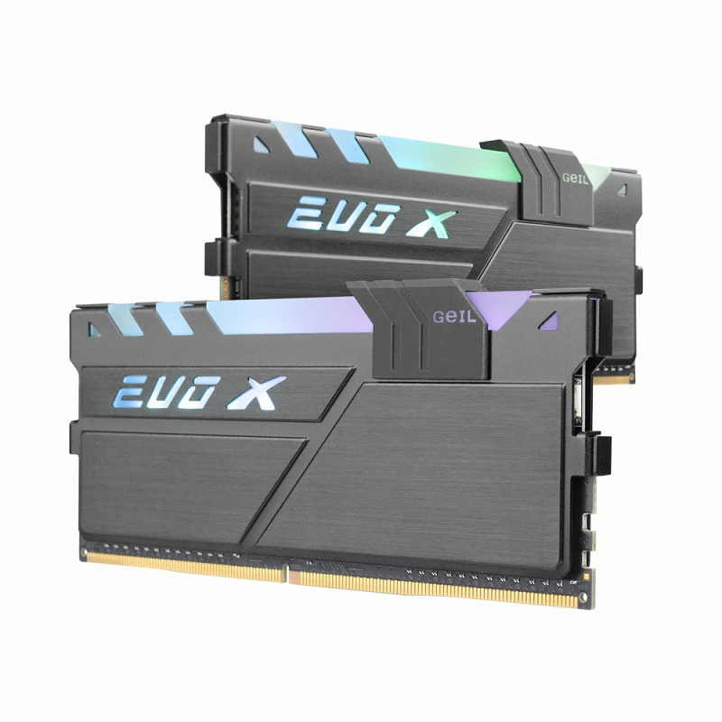 GeIL DDR4-3000 CL15 EVO X 블랙 RGB 패키지 (32GB(16Gx2))_이미지