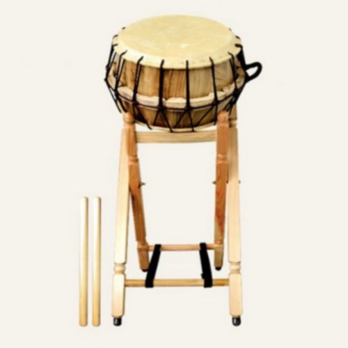 새화국악기 난타북 1자 3치 오동나무 + 받침대 + 북채이미지입니다. 누르면 해당 게시물로 새창이동합니다.