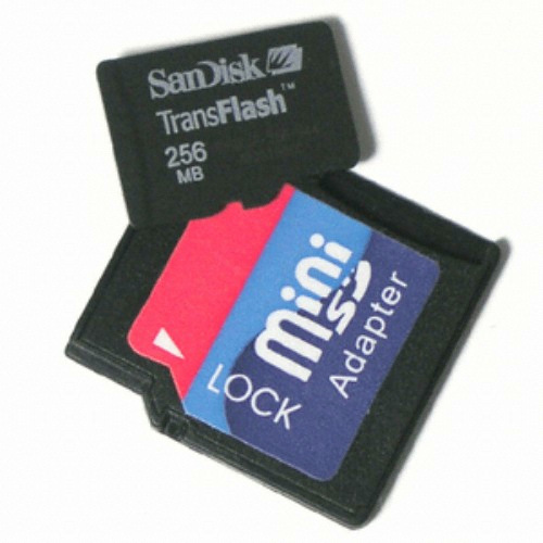 Micro SD-Mini SD 변환 카드어댑터_이미지