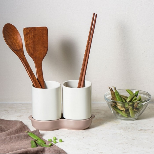 자주 옻칠 조리기구 3종 세트