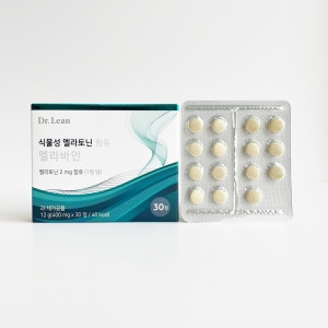 닥터린 식물성 멜라토닌 함유 멜라바인 400mg 30정 (6개)