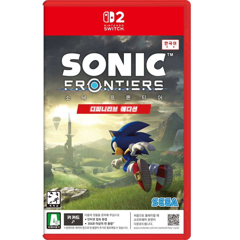 소닉 프론티어 디피니티브 에디션 SWITCH2, 패키지키카드_이미지