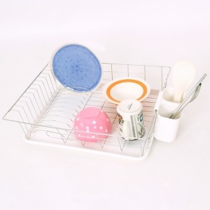 물받이 그릇 쟁반 정리대 접시 스텐 식기건조대 1단