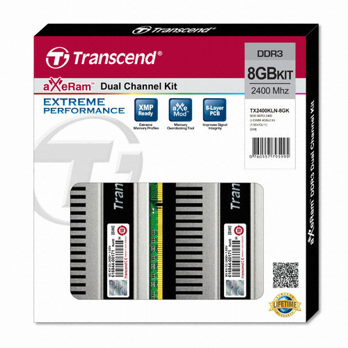 트랜센드 DDR3-2400 CL11 aXeRam 패키지 (8GB(4Gx2))_이미지
