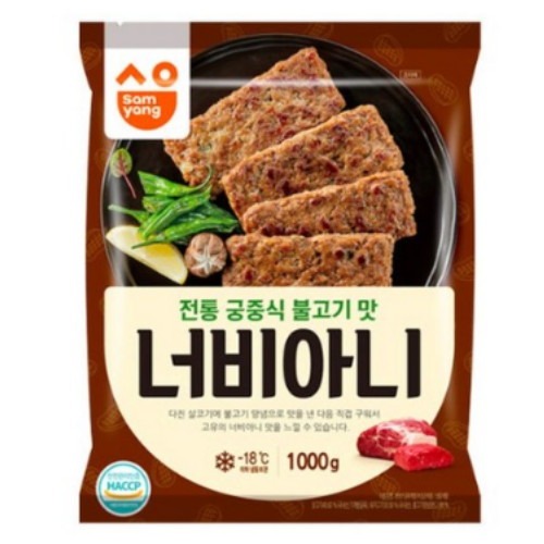 삼양식품 전통 궁중식 불고기맛 너비아니 1kg이미지입니다. 누르면 해당 게시물로 새창이동합니다.