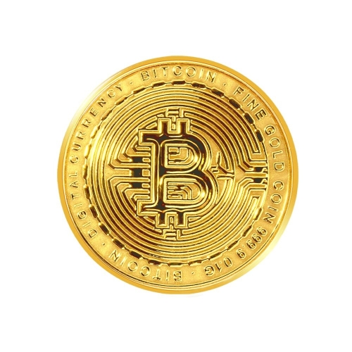 한국금다이아몬드 행운 선물 골드 비트코인 코인 0.1g (1개)_이미지