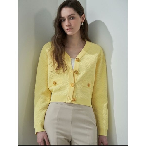 르니앤맥코이 캐주얼 컬러 브이넥 니트 가디건 LM04CD103L