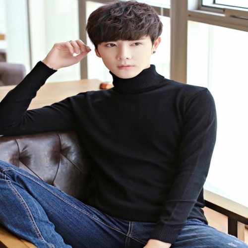 남자 스웨터 터틀넥 면바지청바지 목폴라 니트DJ-KN-SKAA80