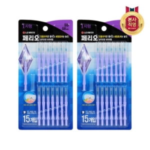 페리오 치간칫솔 I자형 SS 15p (2개)_이미지