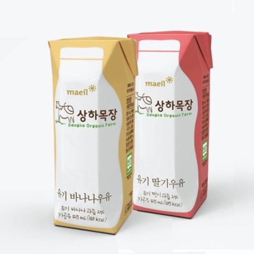 매일유업 상하목장 유기농 바나나 우유 125ml (24개)
