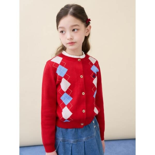 빈폴키즈 아가일 가디건 (BI615AG026)